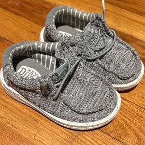 Hey Dude Gray Baby Walker Shoes
